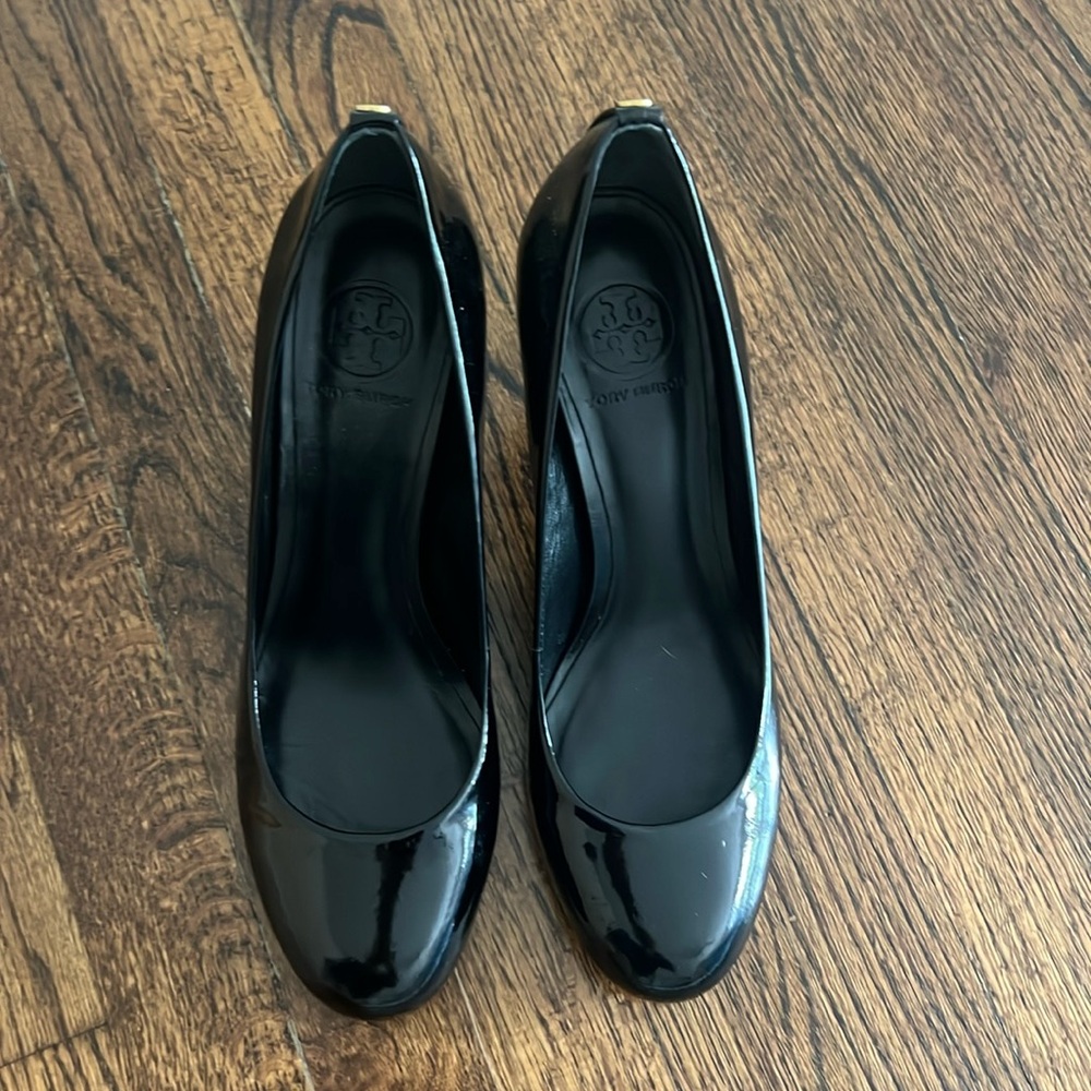 Tory Burch Black Patent Heels